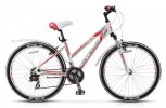 Велосипед STELS 26' рама женская, алюминий, MISS-6100 белый/серый/красный, 21 ск., 19,5'